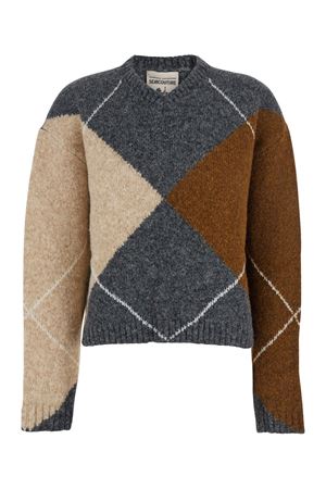 Alpaca blend diamond knit jumper SEMI COUTURE | Y5WF02RMB60